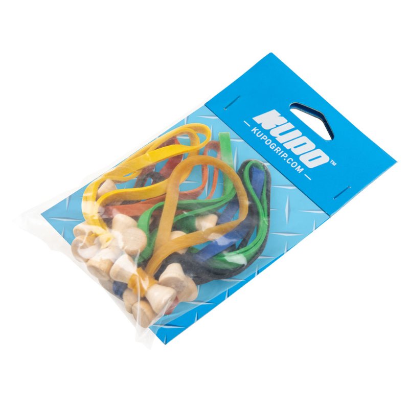 KUPO Elastic Cable Tie(10Pcs)6mm(W)*5"(L) (Mixed)