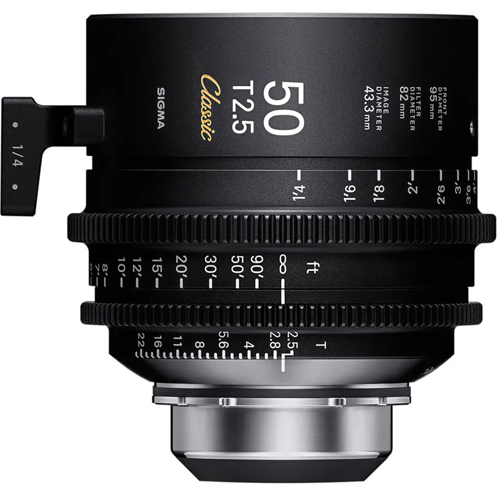 Sigma 50mm T2.5 FF Classic Cine Prime with /i Technology (PL Mount, Meters)