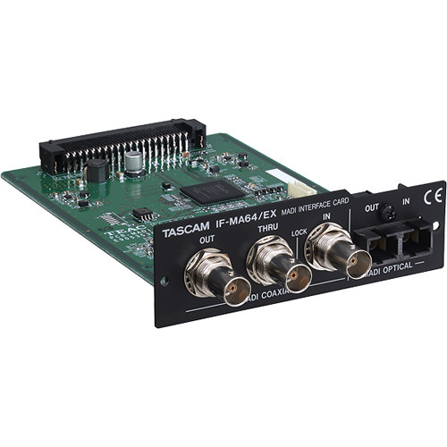 TASCAM IF-MA64/EX 64-Channel MADI Optical/Coaxial Interface Card for DA-6400 64-Channel Recorder