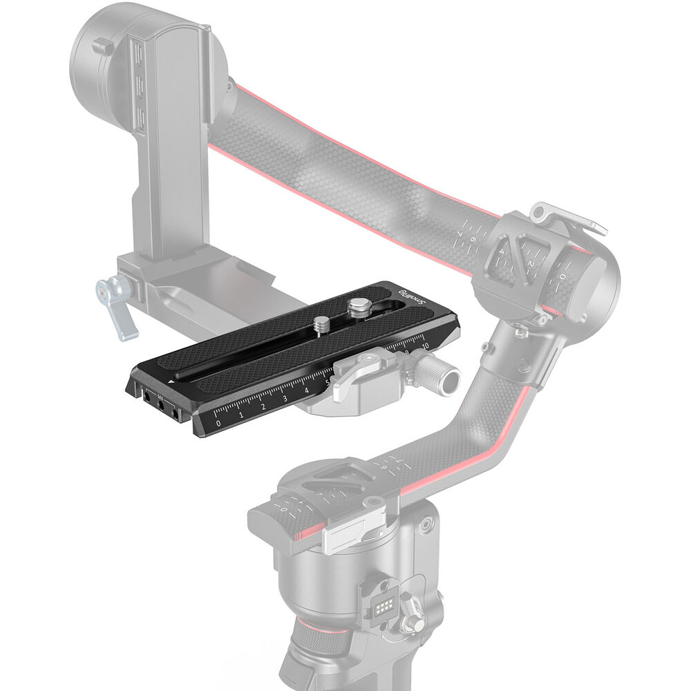 SmallRig Manfrotto-Style Quick Release Plate for DJI RS 3/RS 3 Pro/RS 2/RSC 2/Ronin-S Gimbals