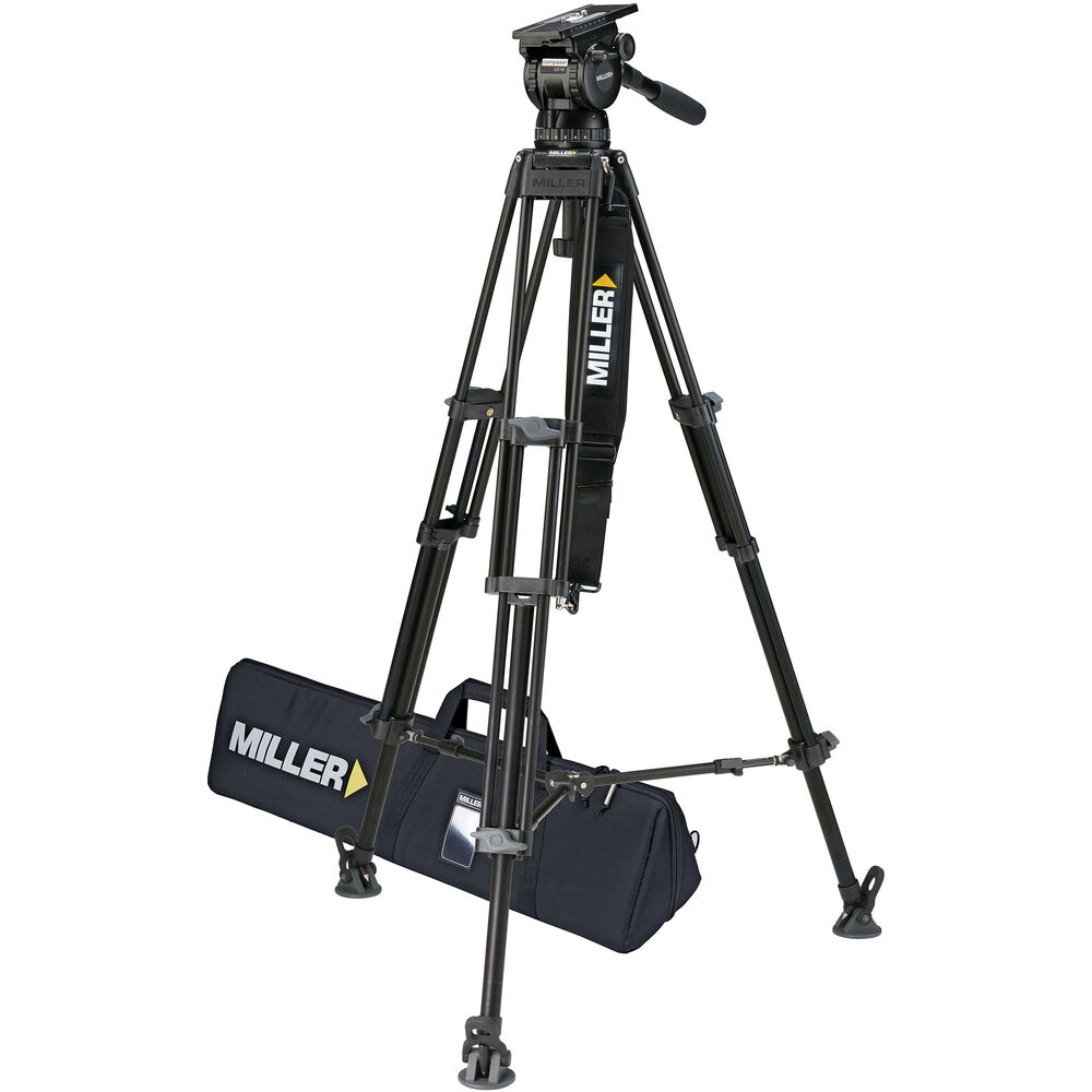 Miller CX14 Toggle 2-Stage Aluminum Alloy Tripod System with Mid-Level Spreader