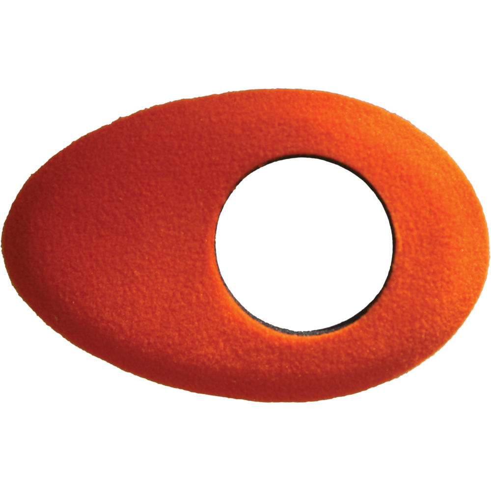 Bluestar Oval Long Viewfinder Eyecushion (Fleece, Orange)