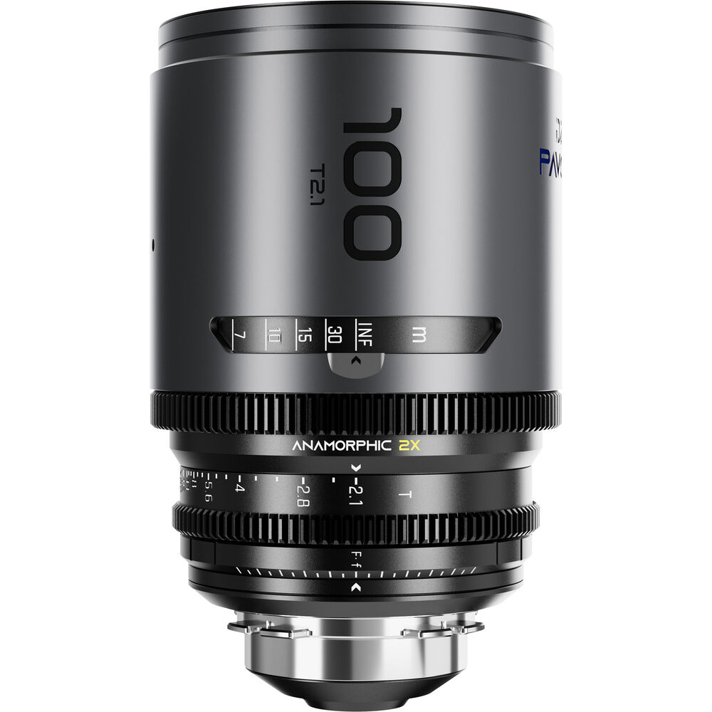 DZOFilm PAVO 100mm T2.1 2x Anamorphic Prime Lens (Blue Coating, PL/EF Mount, Feet)