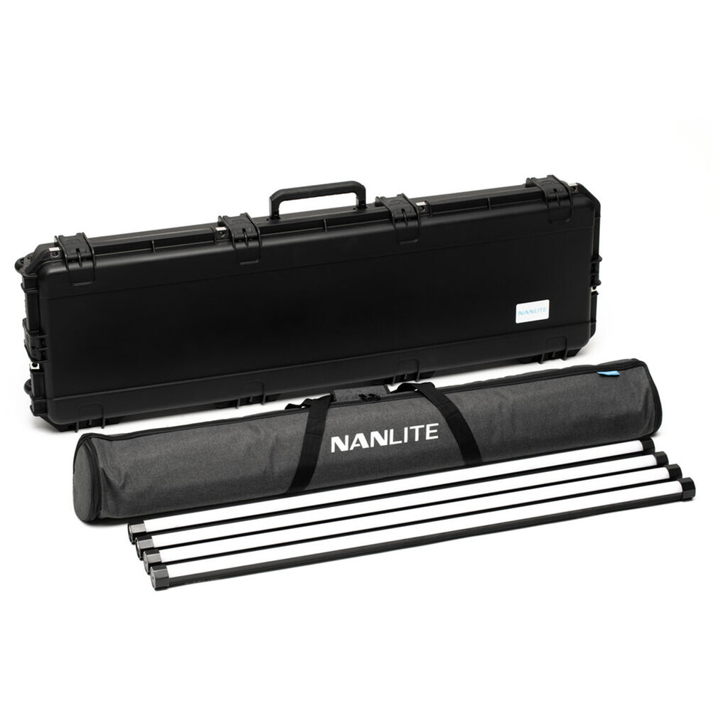 Nanlite PavoTube II 30X RGB LED Pixel Tube Light (4', Travel 4-Light Kit)