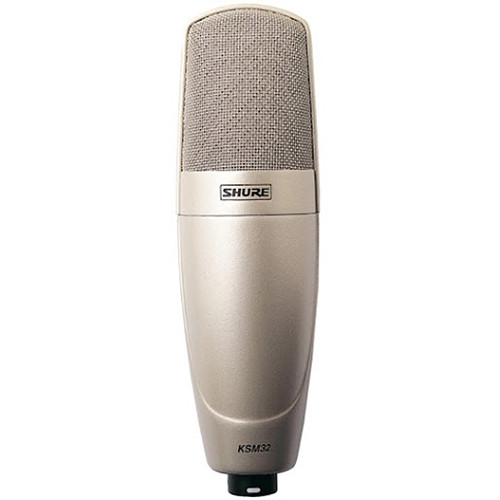 Shure KSM32/SL Large-Diaphragm Cardioid Condenser Microphone (Champagne)