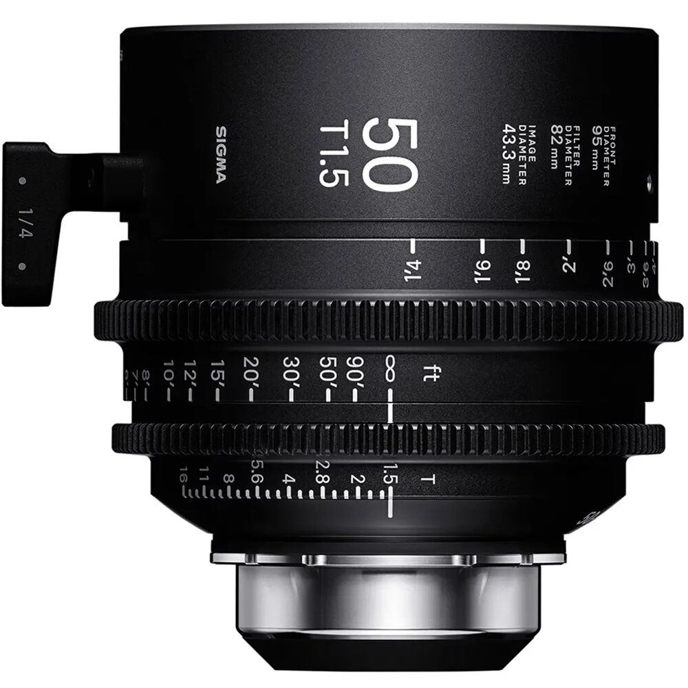 Sigma 50mm T1.5 Fully Luminous FF High-Speed Cine Prime with /i Technology (PL Mount, Meters)