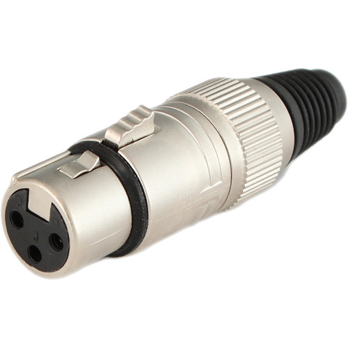 Cable Techniques 3-Pin XLR Female Connector (Nickel)