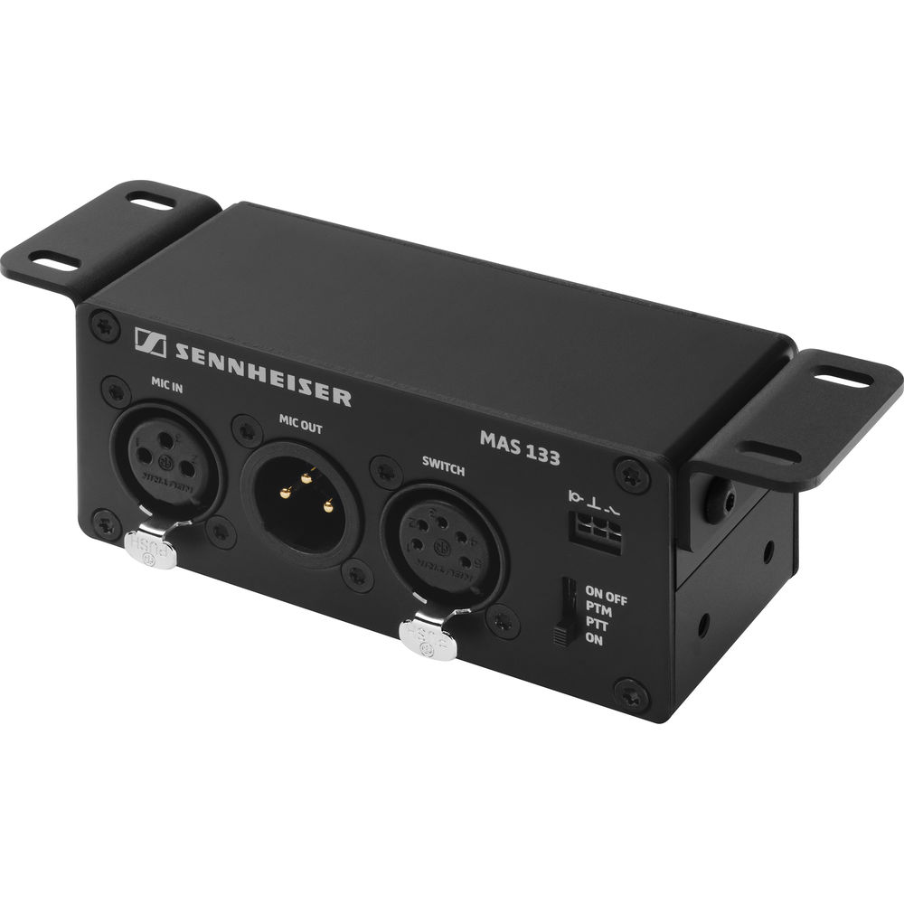 Sennheiser MAS 133 Inline Logic Box with XLR Mic In and Out with Switch