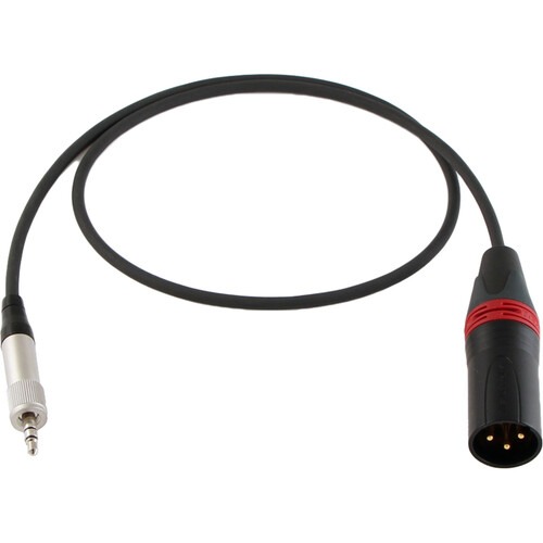 Cable Techniques 3.5mm TRS to 3-Pin XLRM Balanced Cable (24", Red)