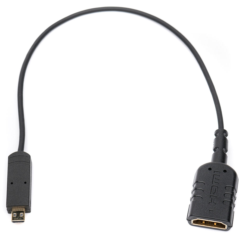 SmallHD Micro-HDMI Male to HDMI Type-A Female Adapter Cable (8")