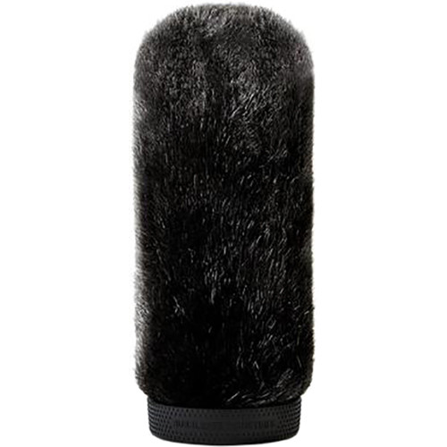 Bubblebee Industries Windkiller Short Fur Slip-On Wind Protector for 18 to 24mm Mics (Extra-Large, Black)