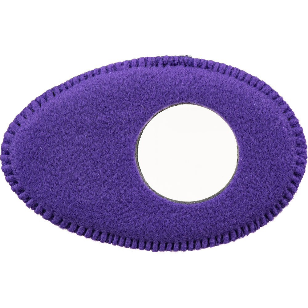 Bluestar Oval Long Viewfinder Eyecushion (Fleece, Purple)