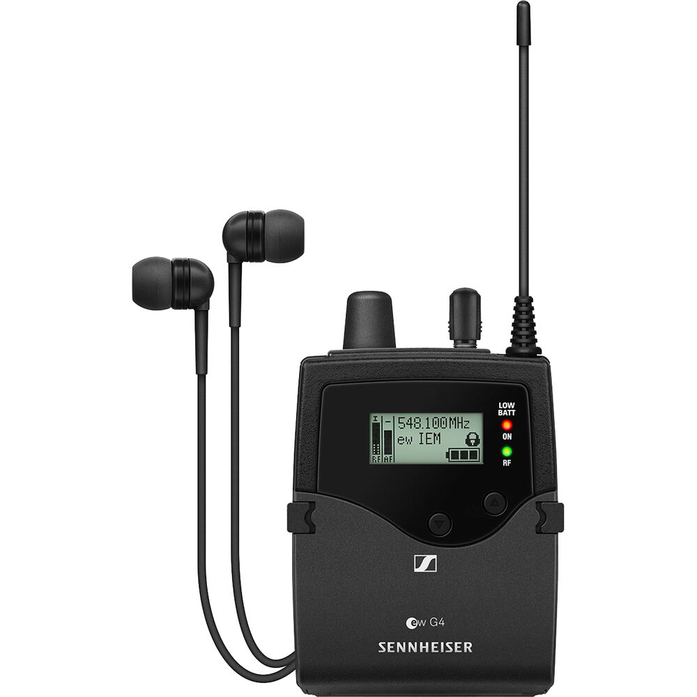 Sennheiser EK IEM G4 Stereo Bodypack Receiver with IE 4 Earphones (G: 558 to 608 MHz)