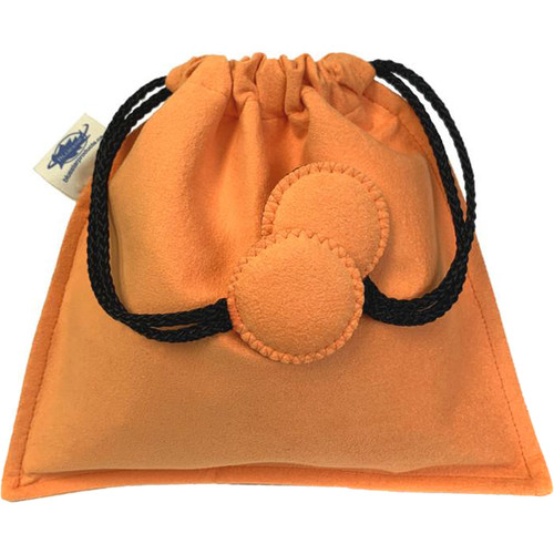 Bluestar Ultrasuede Drawstring Bag (Orange)