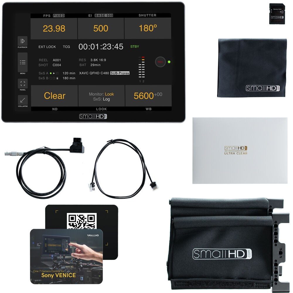SmallHD 7" Cine 7 Touchscreen Monitor with Sony VENICE Camera Control Kit