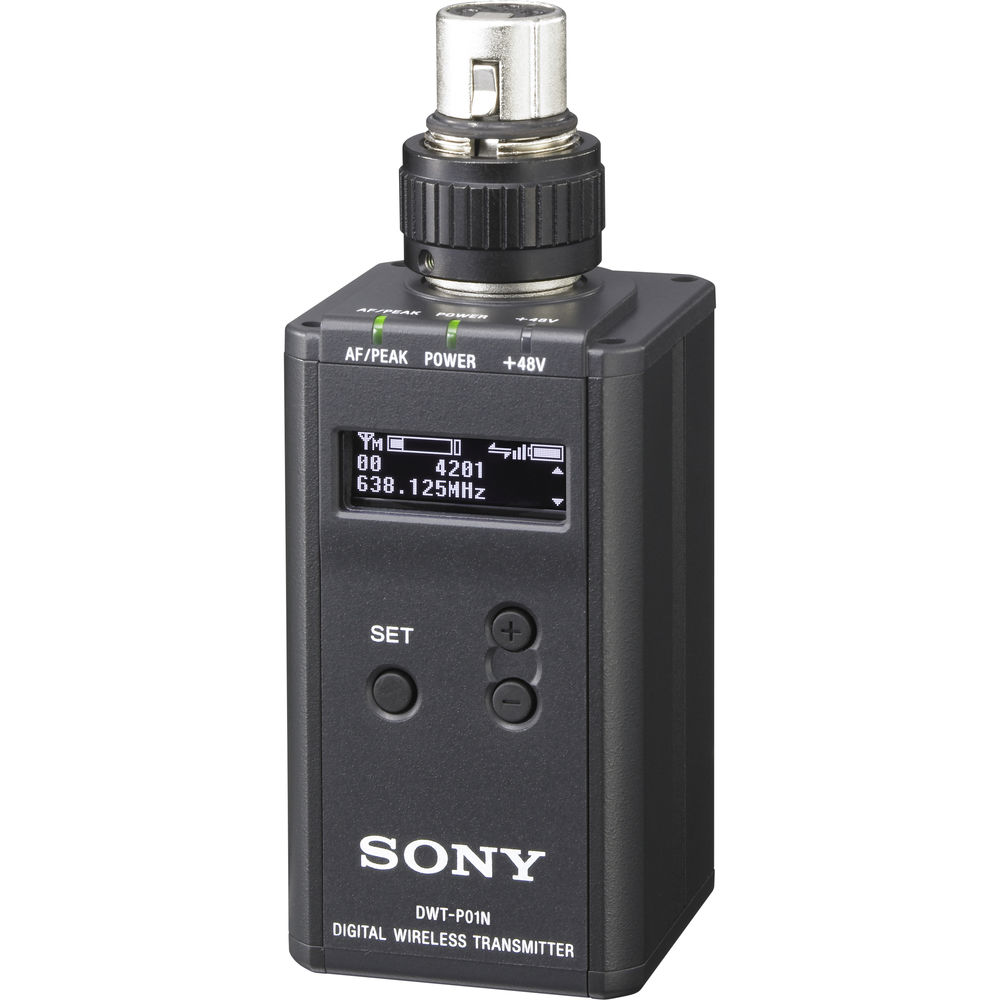 Sony DWT-P01N/30A Digital Wireless Microphone Plug-On Transmitter (30A UC: 566.125 to 607.875 MHz)