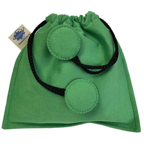 Bluestar Ultrasuede Drawstring Bag (Green)