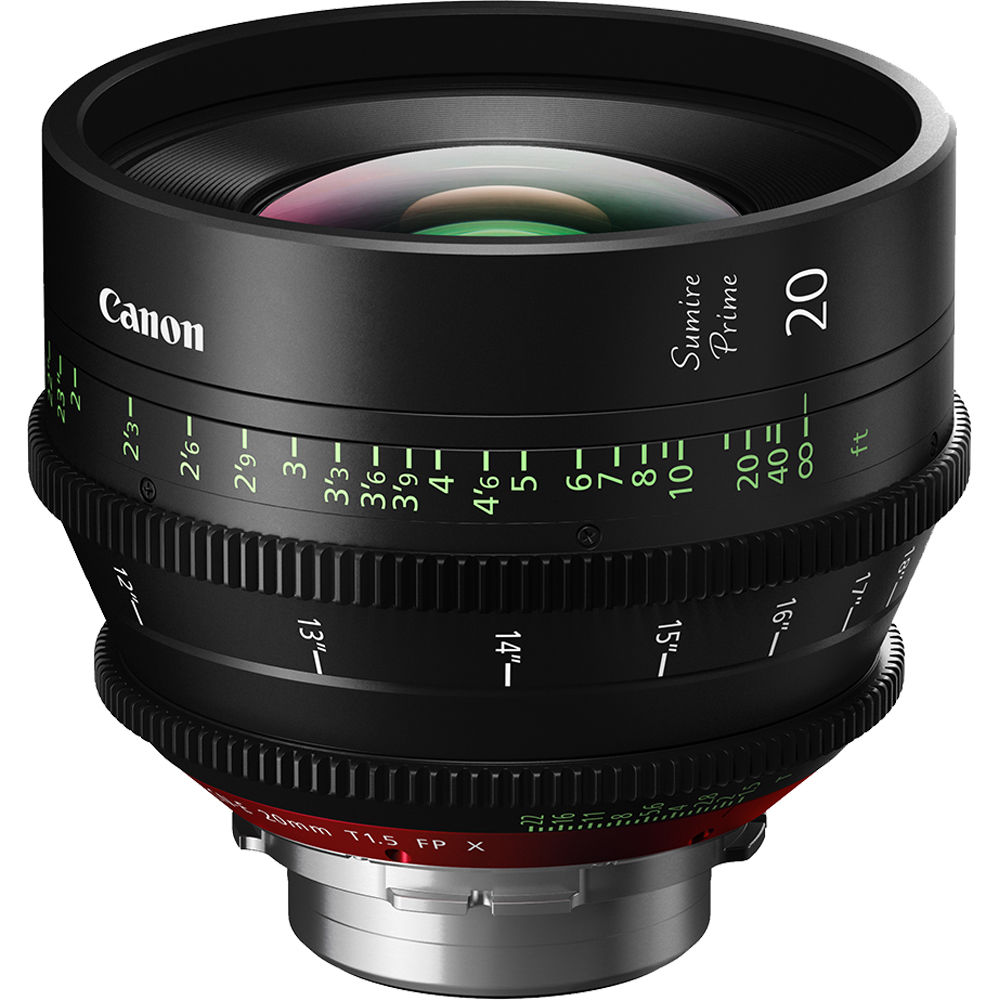 Canon 20mm Sumire Prime T1.5 (PL Mount, Feet)