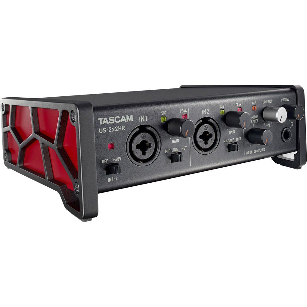 TASCAM US-2x2HR USB-C Audio/MIDI Interface