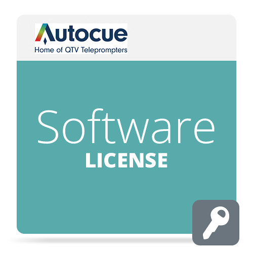 Autocue Software License Package for QMaster Teleprompter