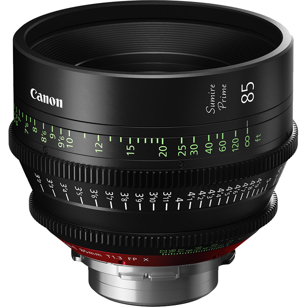 Canon 85mm Sumire Prime T1.3 (PL Mount, Feet)