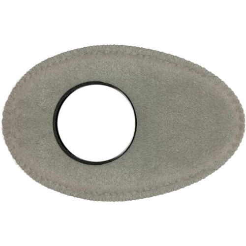 Bluestar Oval Long Viewfinder Eyecushion (Ultrasuede, Gray)