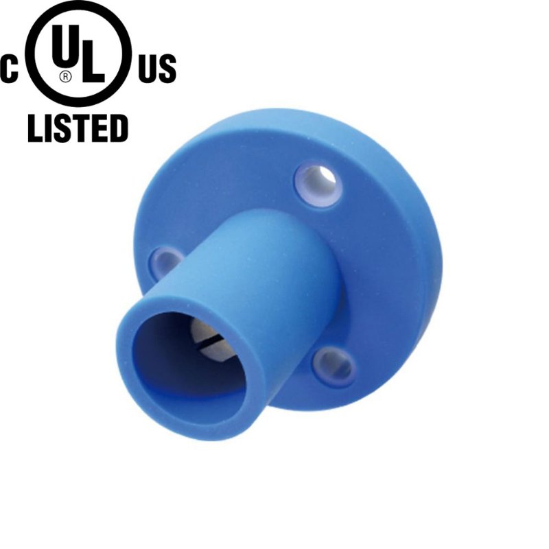 KUPO K-LOK 150A Single-pole Stud Male Receptacle- Blue