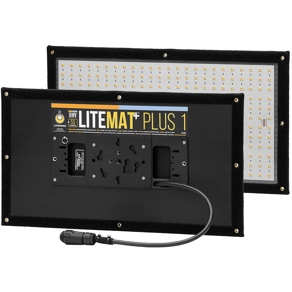 Litegear LiteMat Plus 1 Bi-Color LED Light Panel (Gold Mount Dimmer Kit)