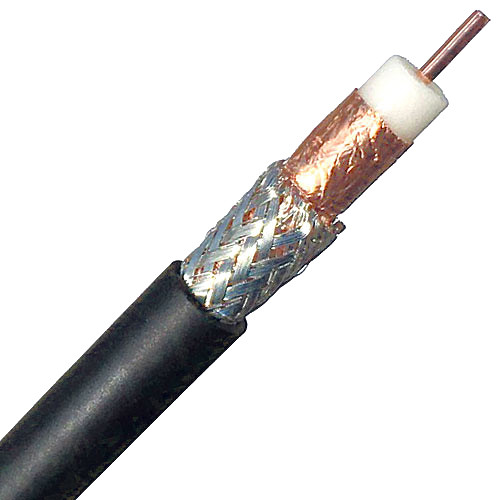 Canare 12G-SDI / 4K UHD Video Coaxial Cable (656', Black)