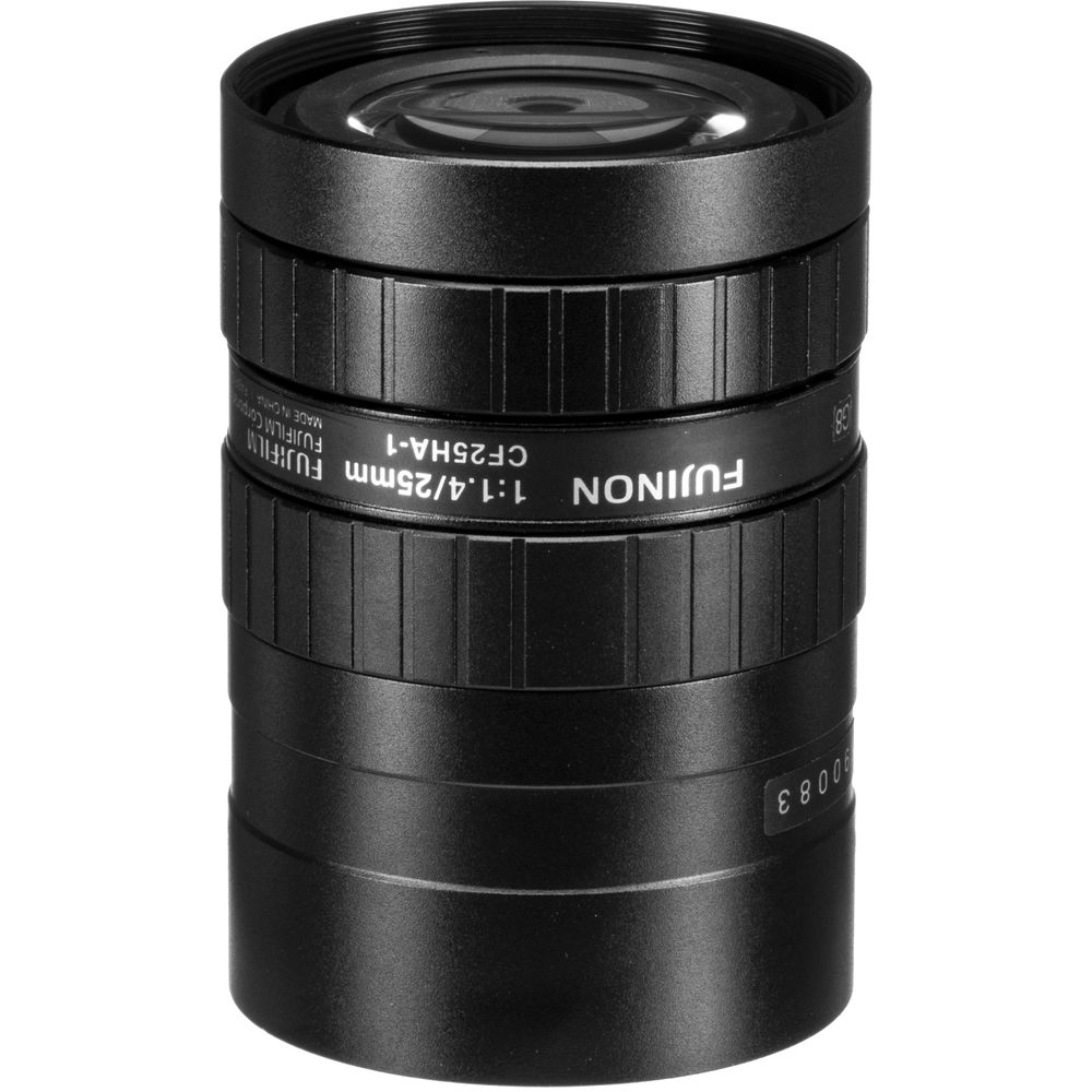 Fujinon CF25HA-1 1" 25mm Industrial Manual Lens for C-Mount Machine Vision Cameras