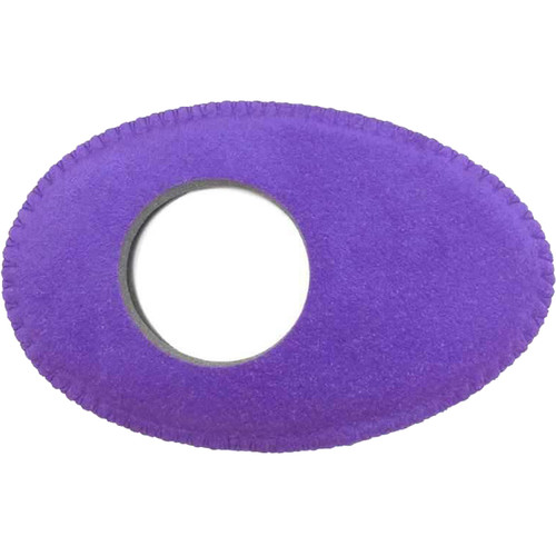 Bluestar Oval Long Viewfinder Eyecushion (Ultrasuede, Purple)