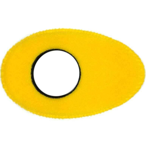 Bluestar Oval Long Viewfinder Eyecushion (Fleece, Yellow)