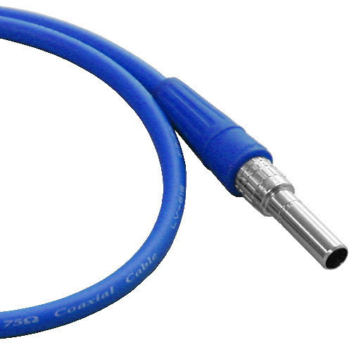 Canare Mini-WECO Video Patch Cord (3', Blue)