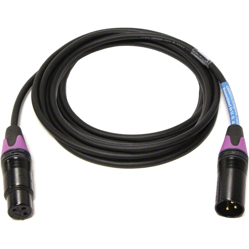 Cable Techniques 3-Pin XLR Mogami Microphone Cable 110-Ohm Digital (10')