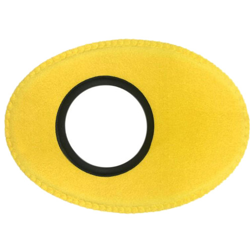 Bluestar Oval Extra-Large Viewfinder Eyecushion (Ultrasuede, Yellow)