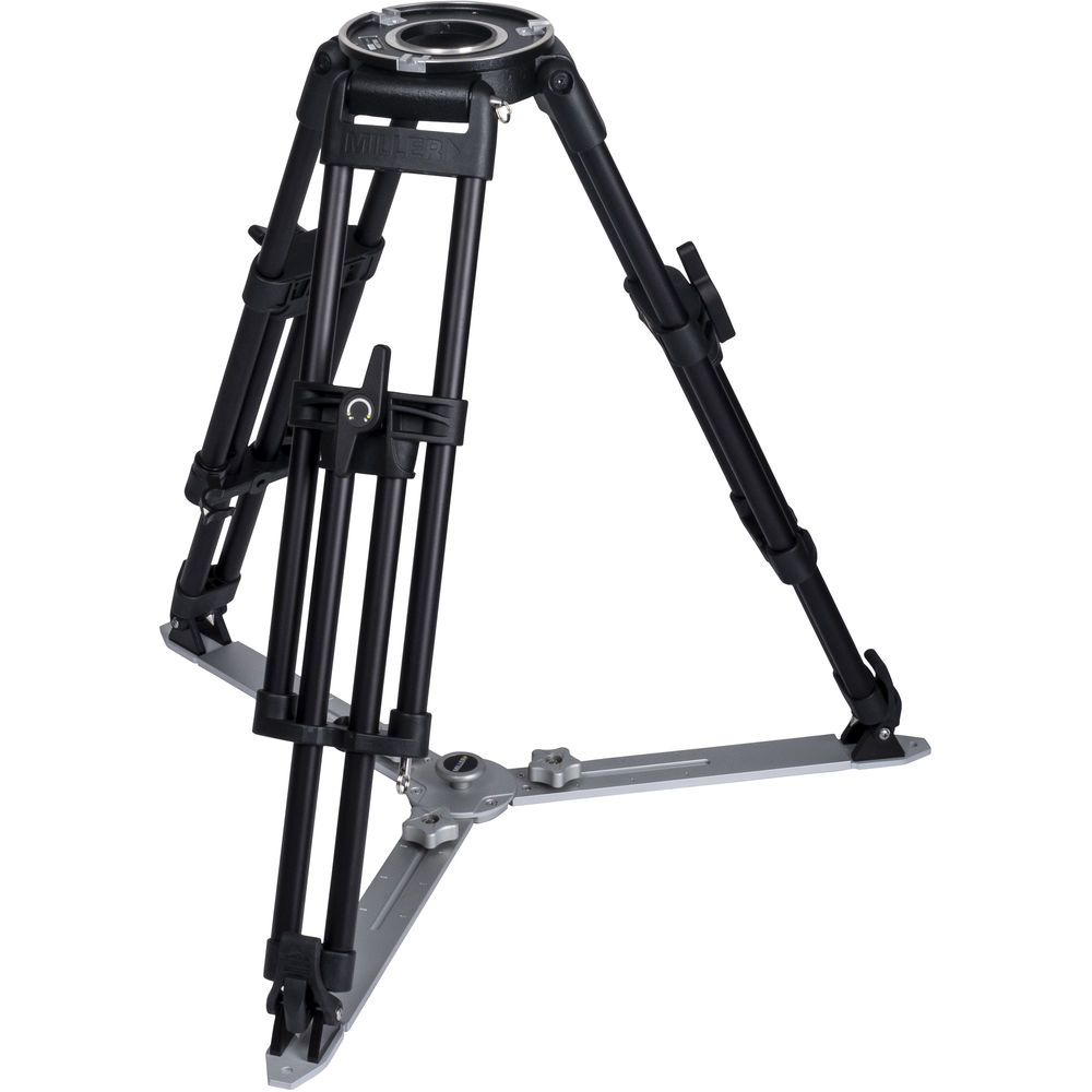 Miller HDC MB 1-Stage Short Metal Alloy Tripod (Ground Spreader Ready)