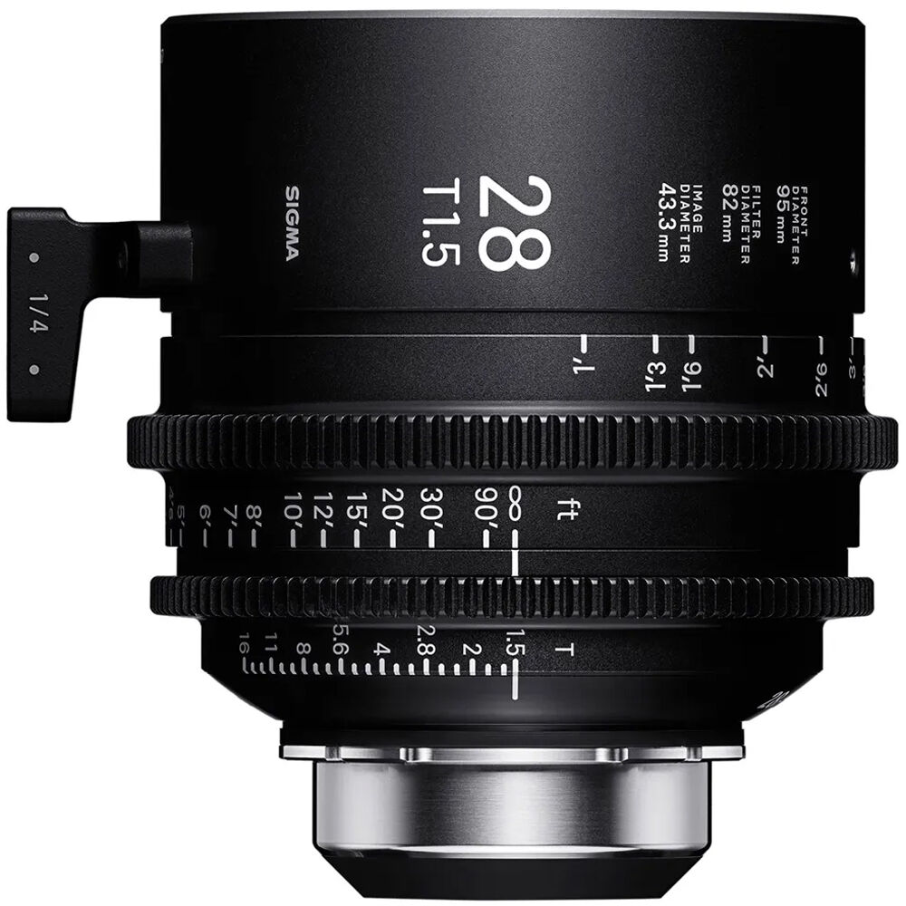 Sigma 28mm T1.5 Fully Luminous FF High-Speed Cine Prime with /i Technology (PL Mount, Meters)