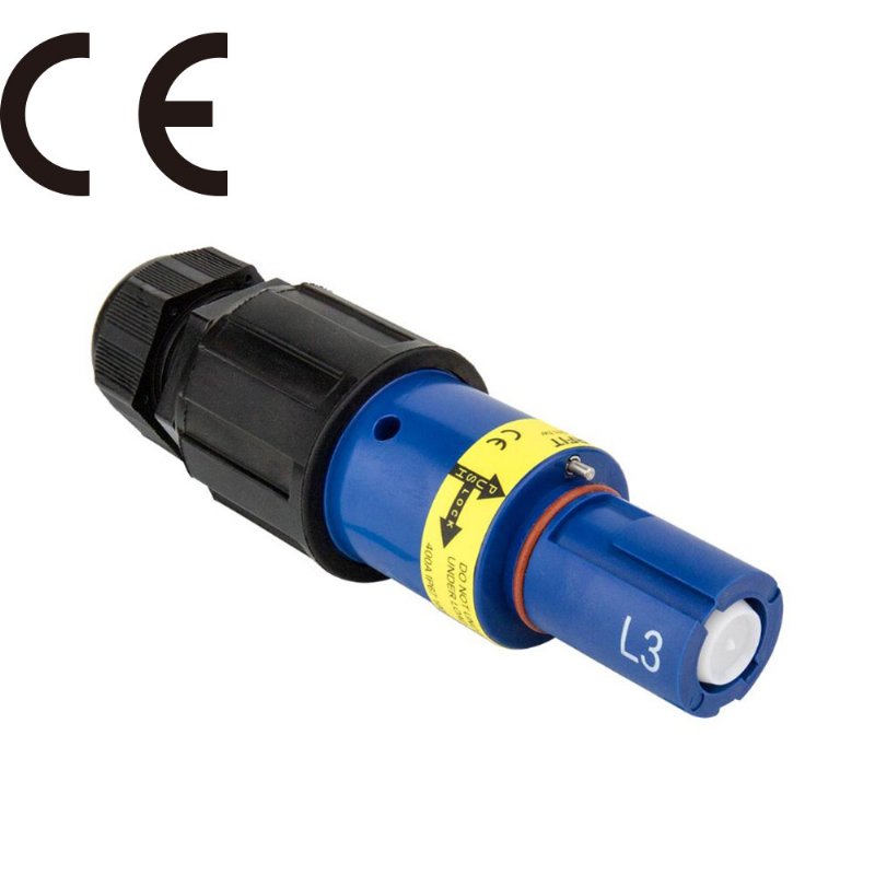 KUPO PowerFit Single-pole Line Drain Connector- Line 3 Blue