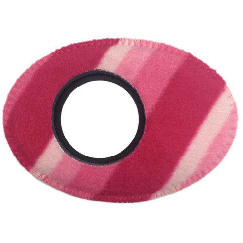 Bluestar Oval Extra-Large Viewfinder Eyecushion (Fleece, Candy Cane)