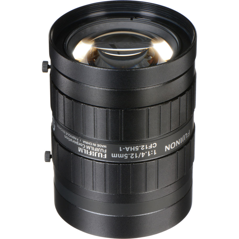 Fujinon CF12.5HA-1 1" 12.5mm Industrial Manual Lens for C-Mount Machine Vision Cameras