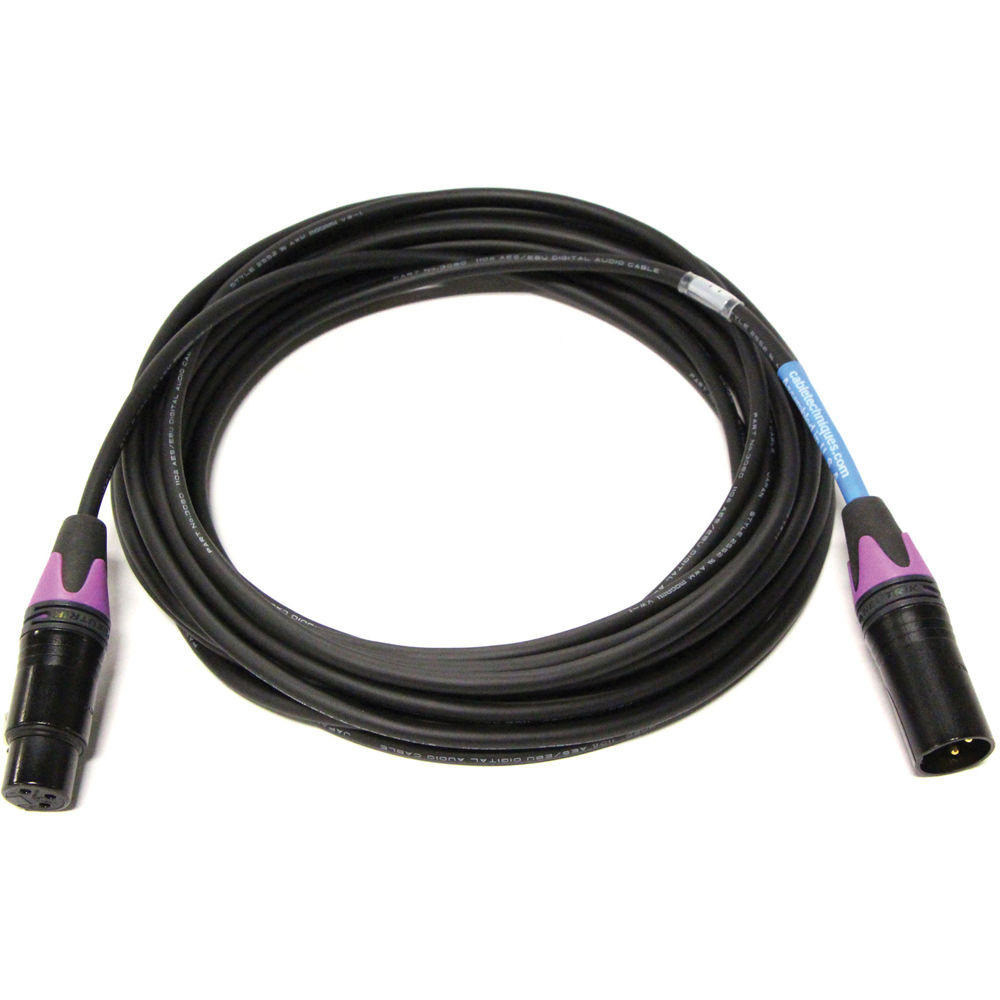 Cable Techniques 3-Pin XLR Mogami Microphone Cable 110-Ohm Digital (25')