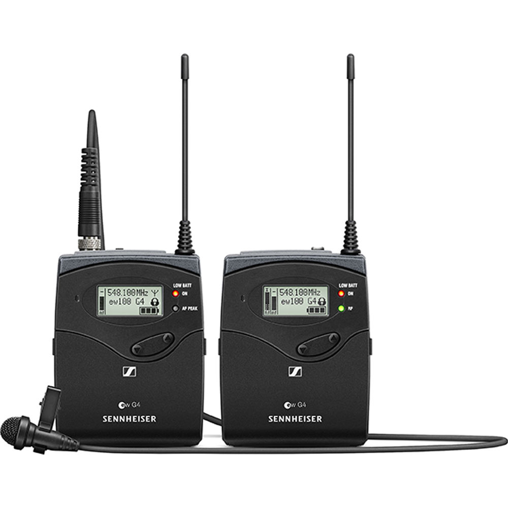 Sennheiser EW 112P G4 Camera-Mount Wireless Omni Lavalier Microphone System (A: 606 to 648 MHz)