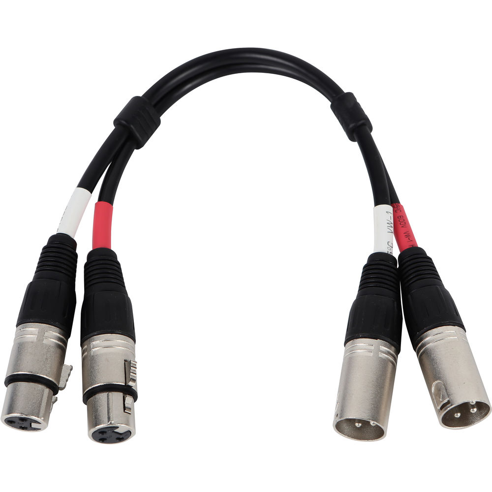 Datavideo Dual Connector XLR Audio Cable (14")