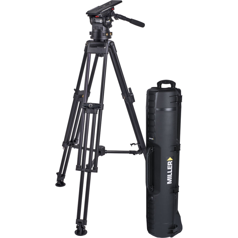 Miller CiNX 3 & HDC 100 1-Stage Tripod System with Mid-Spreader