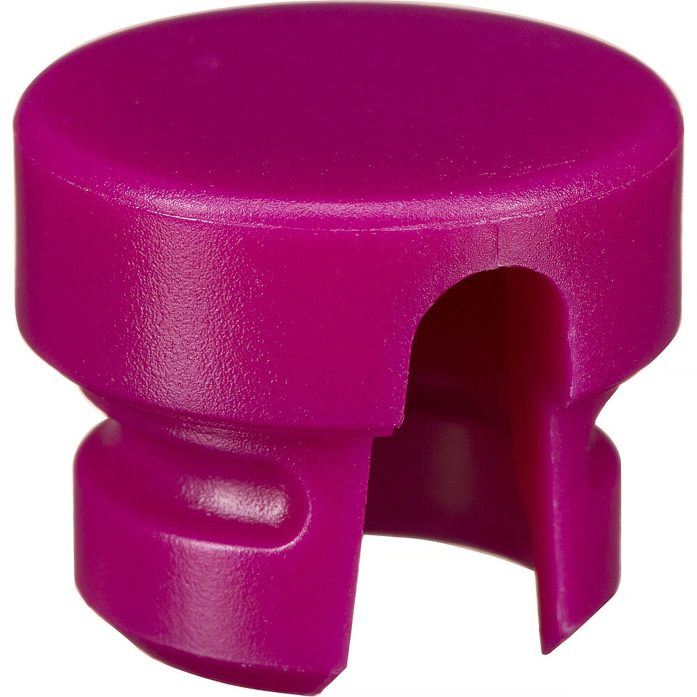 Cable Techniques Low-Profile Cap for Low-Profile XLR Connectors, Outlet for up to 6.0mm OD Cable (Large, Purple)