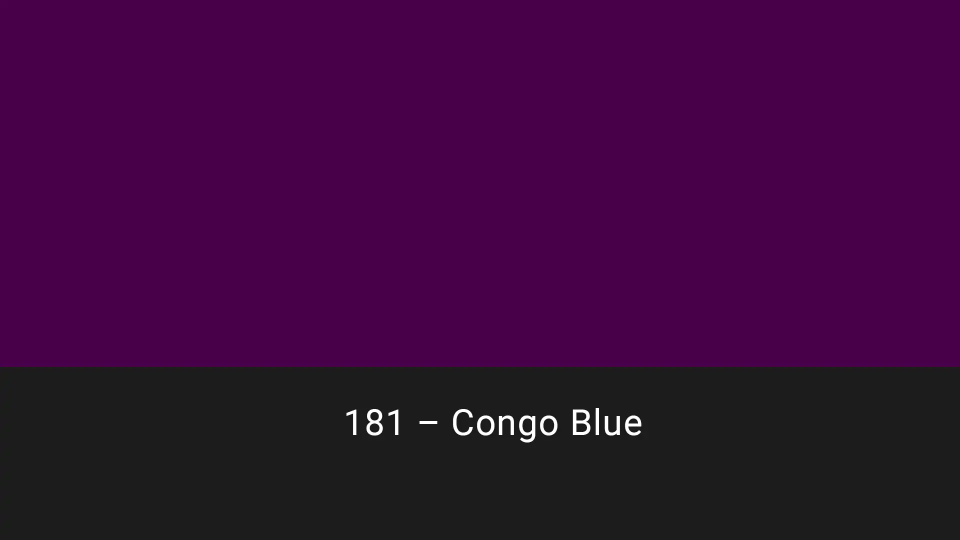 Cotech filters 181 Congo Blue