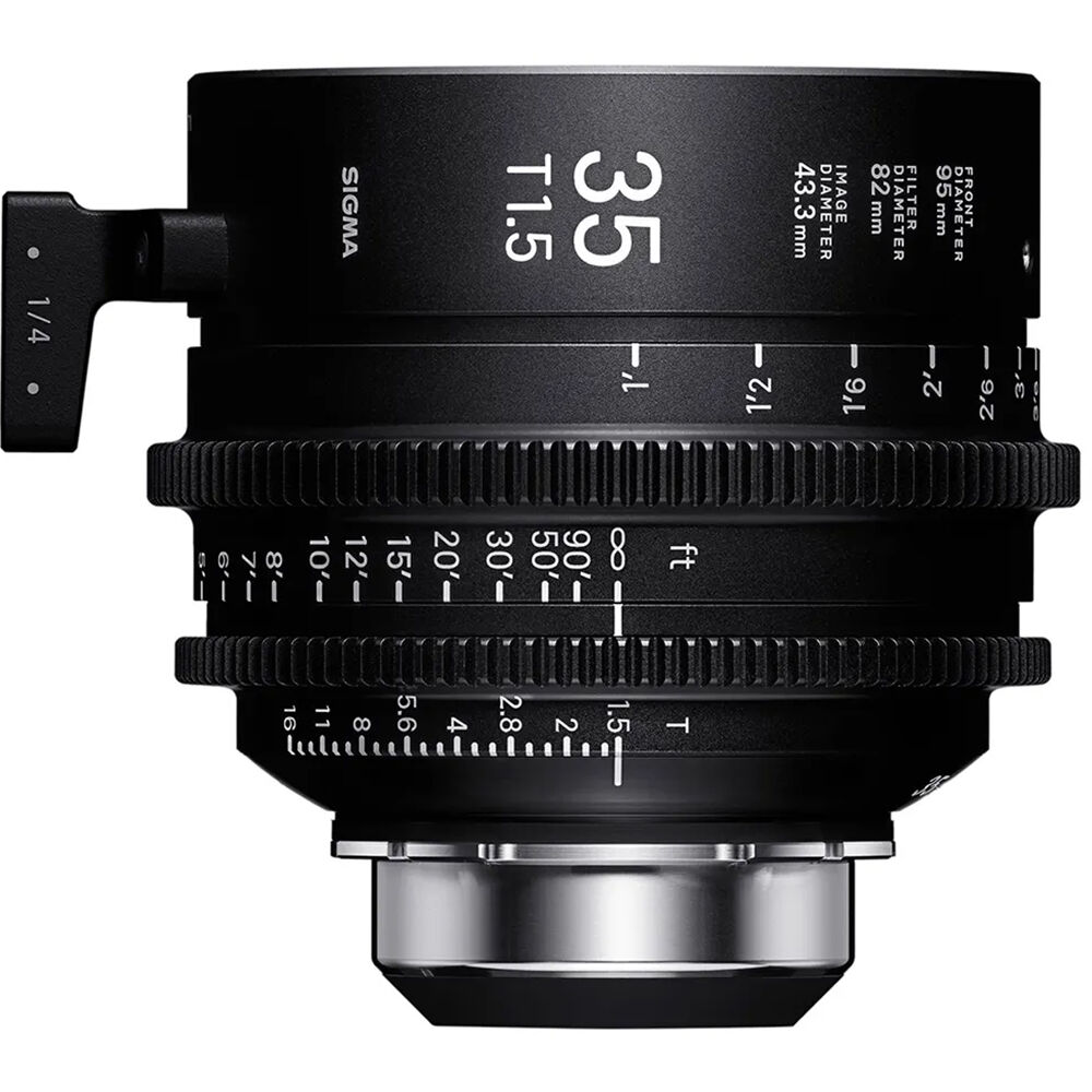 Sigma 35mm T1.5 Fully Luminous FF High-Speed Cine Prime with /i Technology (PL Mount, Feet)