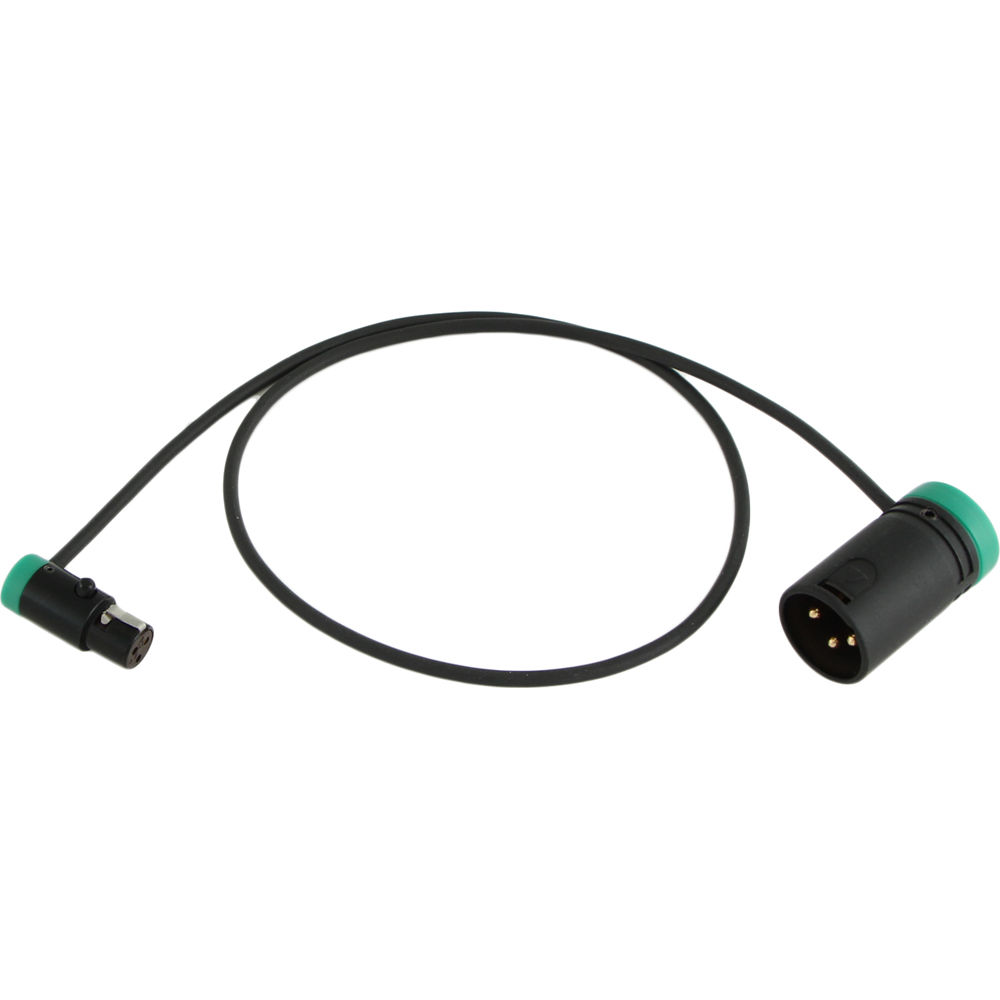 Cable Techniques CT-LPS-3TMX Low-Profile TA3F to LXPXLR-3M Cable (18", Green)