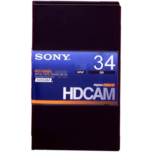 Sony BCT-34HDL HDCAM Videocassette, Large