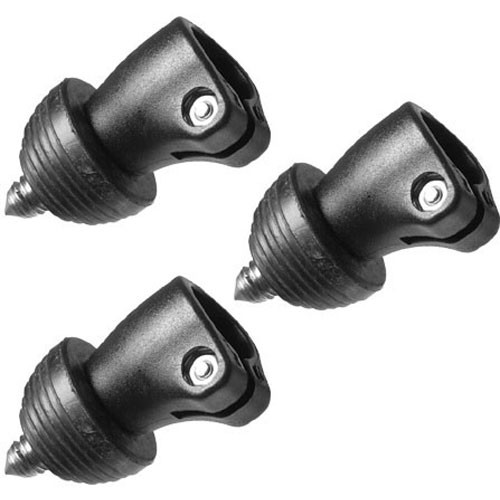 Manfrotto 440SPK2 Stainless Steel Retractable Spiked Feet Adapter (Set of 3)